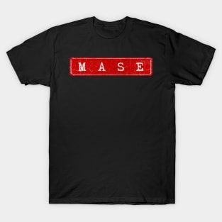 vintage retro plate Mase T-Shirt